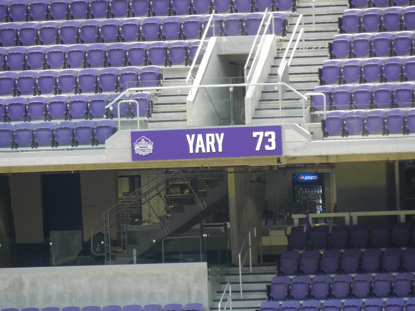 Lawrence Sign Supplies Minnesota Vikings’ Ring of Honor Signage